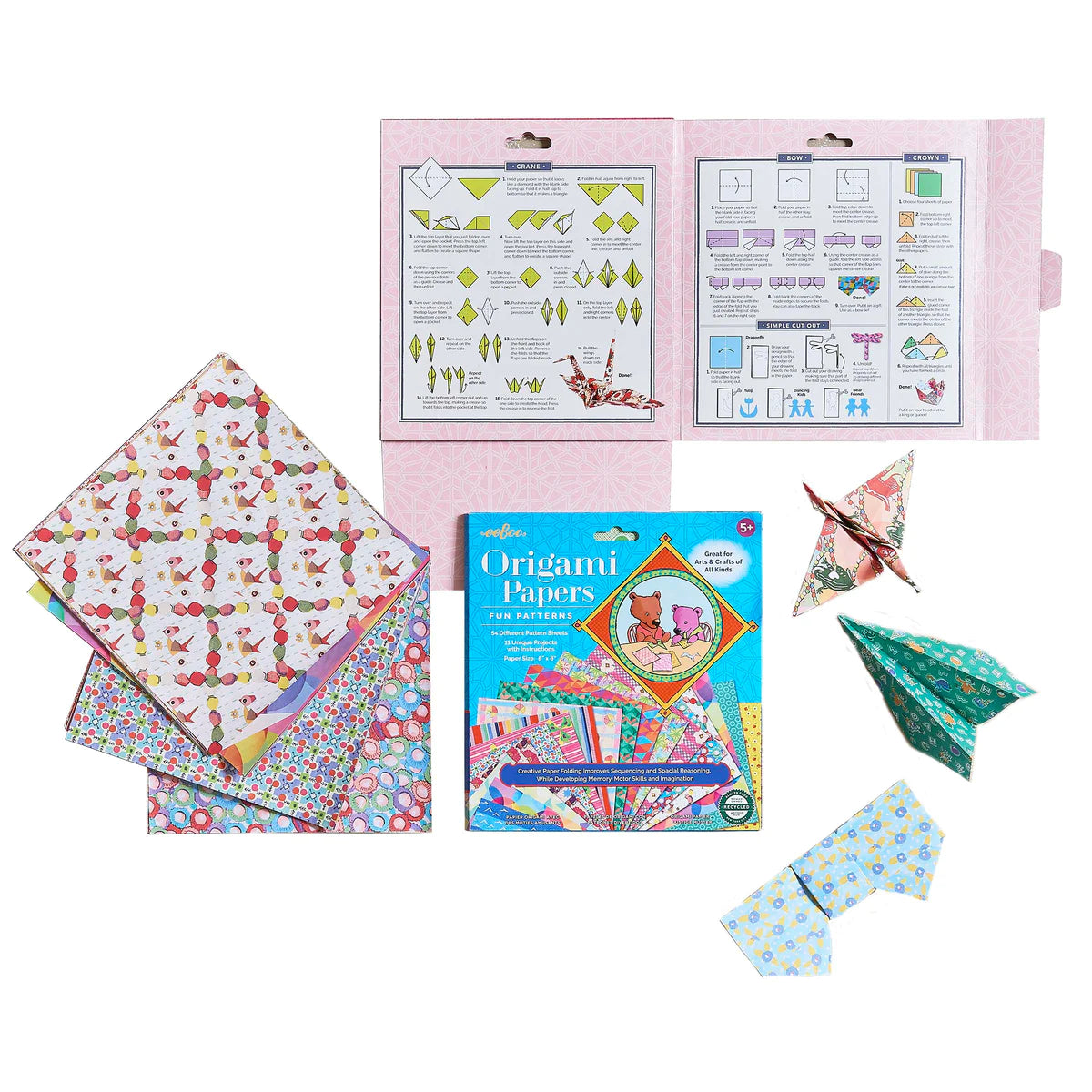 Origami Paper with Fun Patterns
