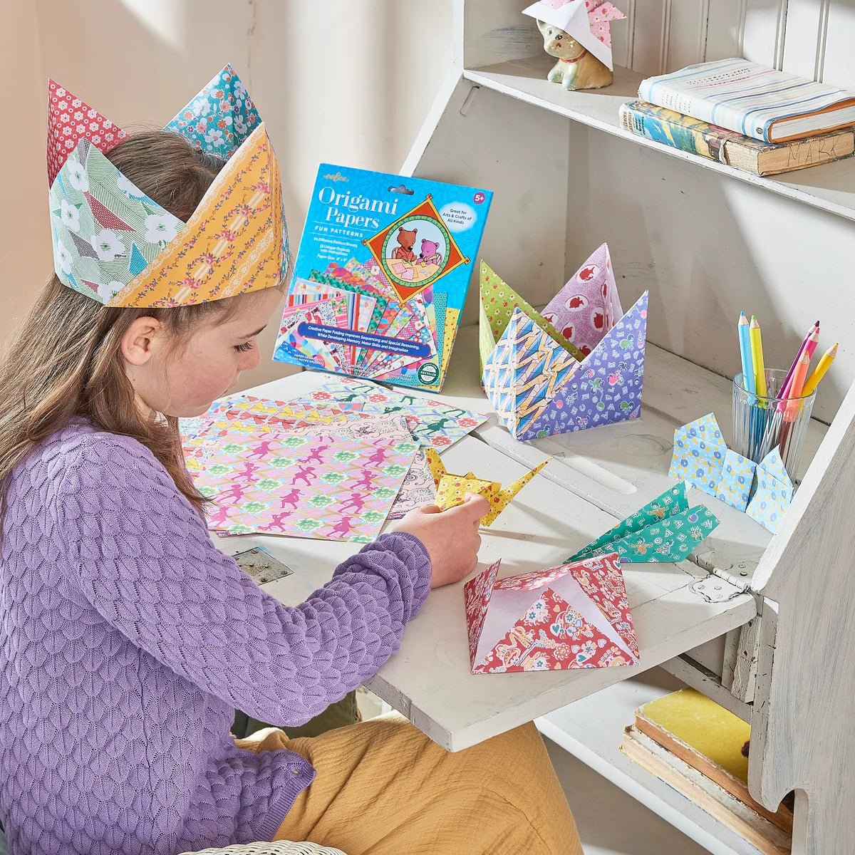 Origami Paper with Fun Patterns