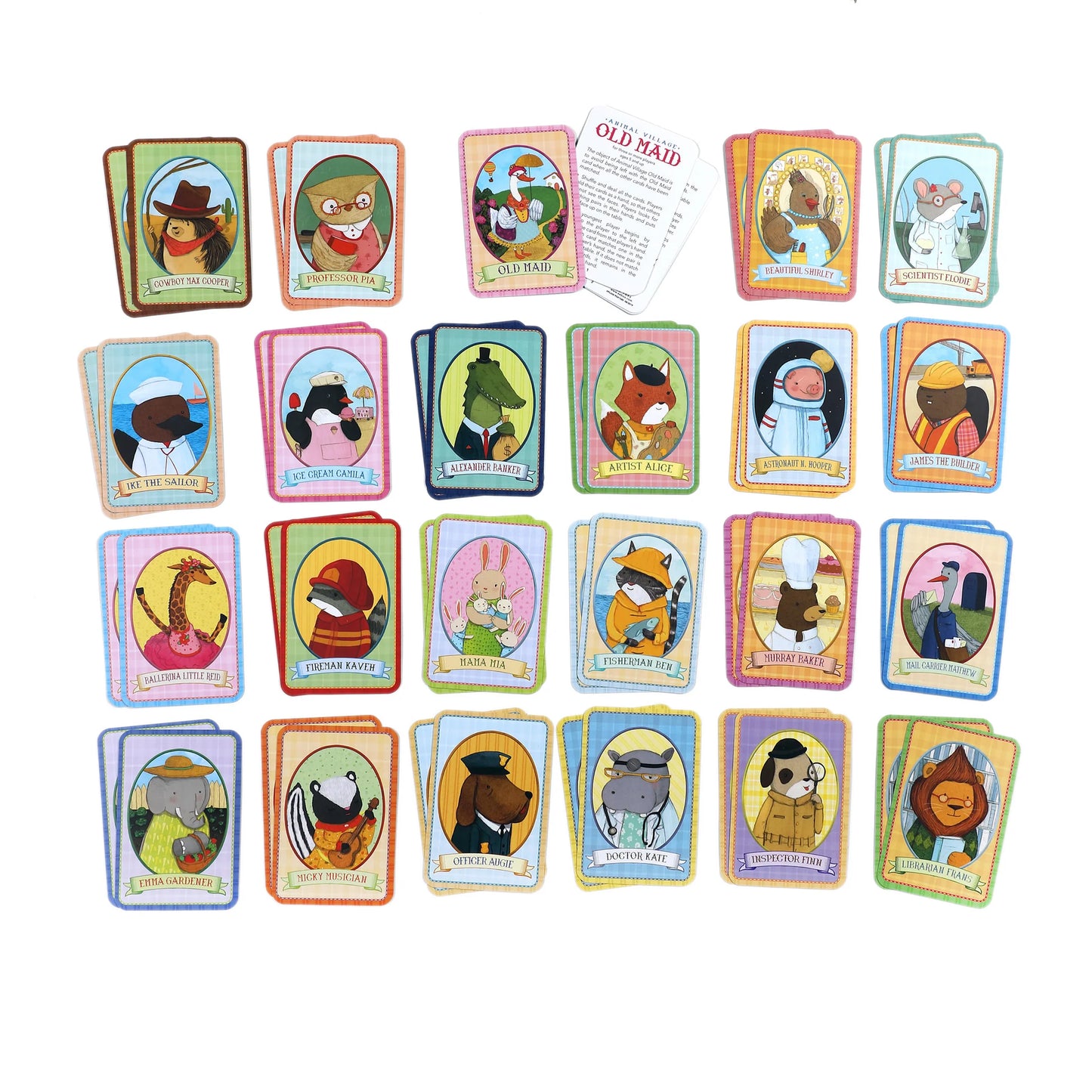 Animal Old Maid Playing Card