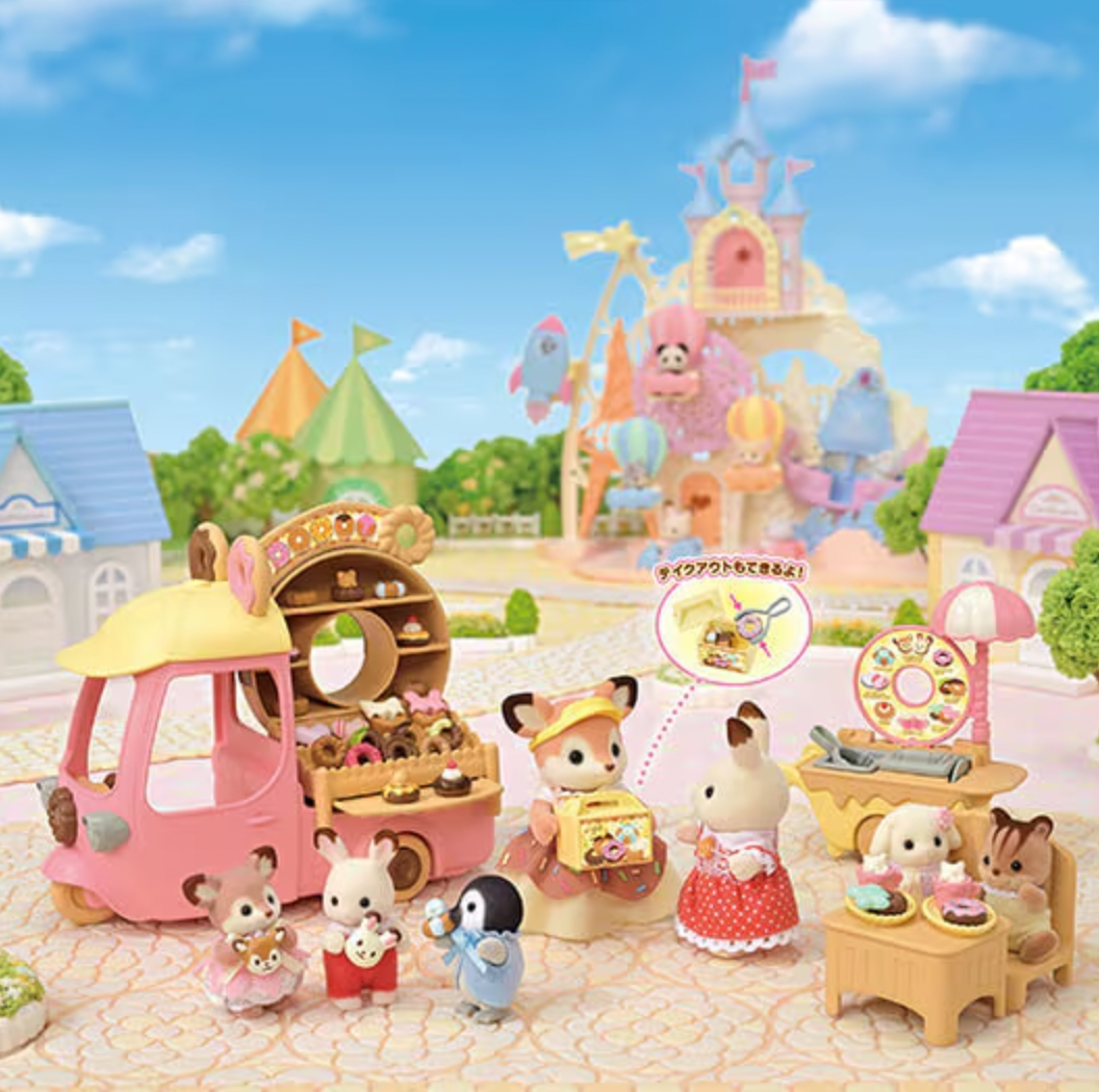 Calico Critters Dip Dip Donuts Wagon
