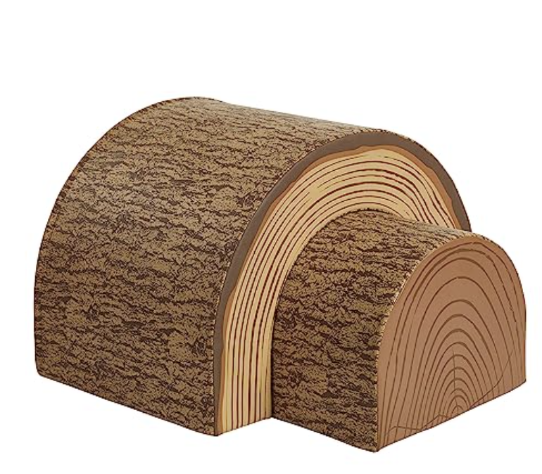 Wooden Tree Tunnel and Climber Set