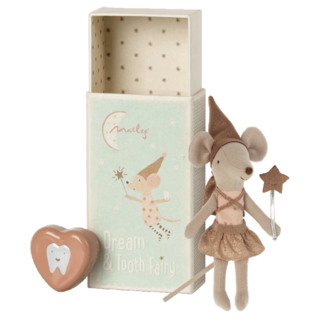 Tooth Fairy Mouse in Rose