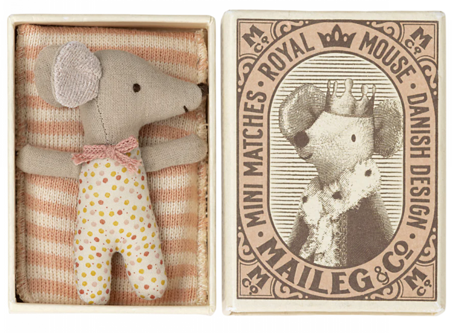 Sleepy Wakey, Baby Mouse- Rose