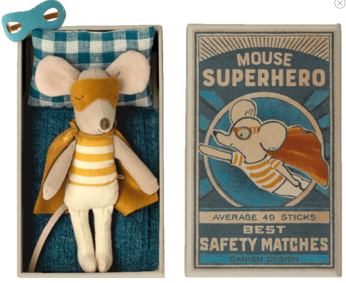 Superhero Little Brother in Matchbook