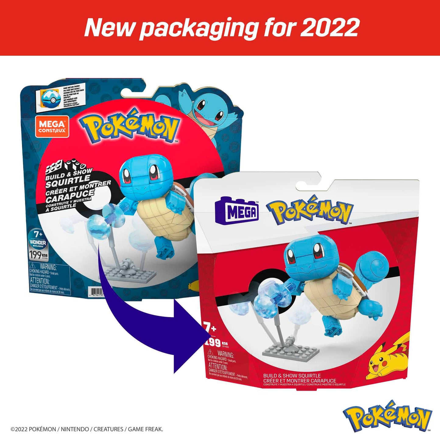 MEGA™ Construx Pokémon Build and Show Squirtle