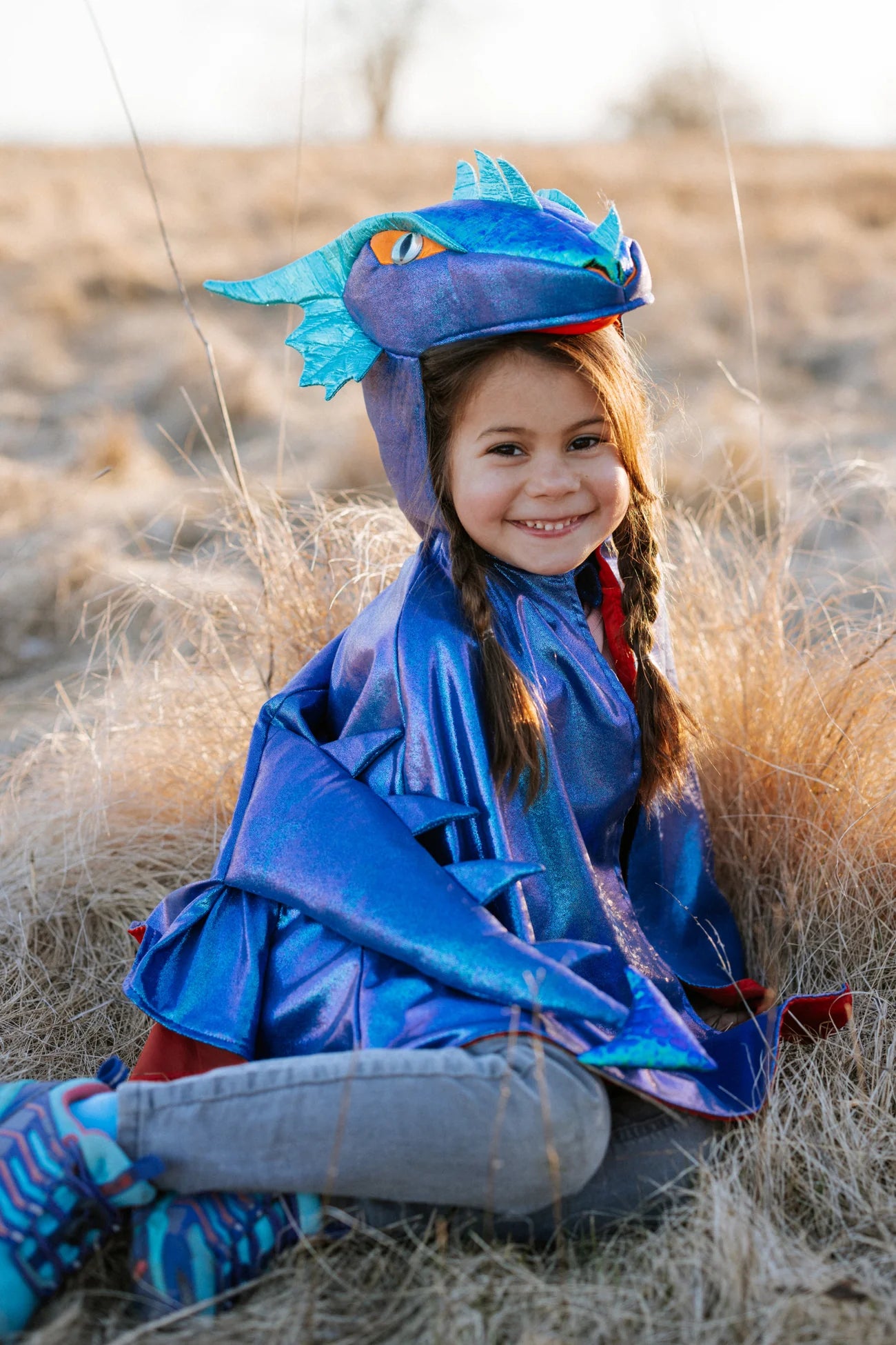 Azure the Metallic Dragon Cape