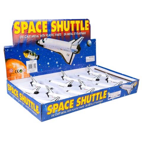 5" Diecast Pull Back Space Shuttle