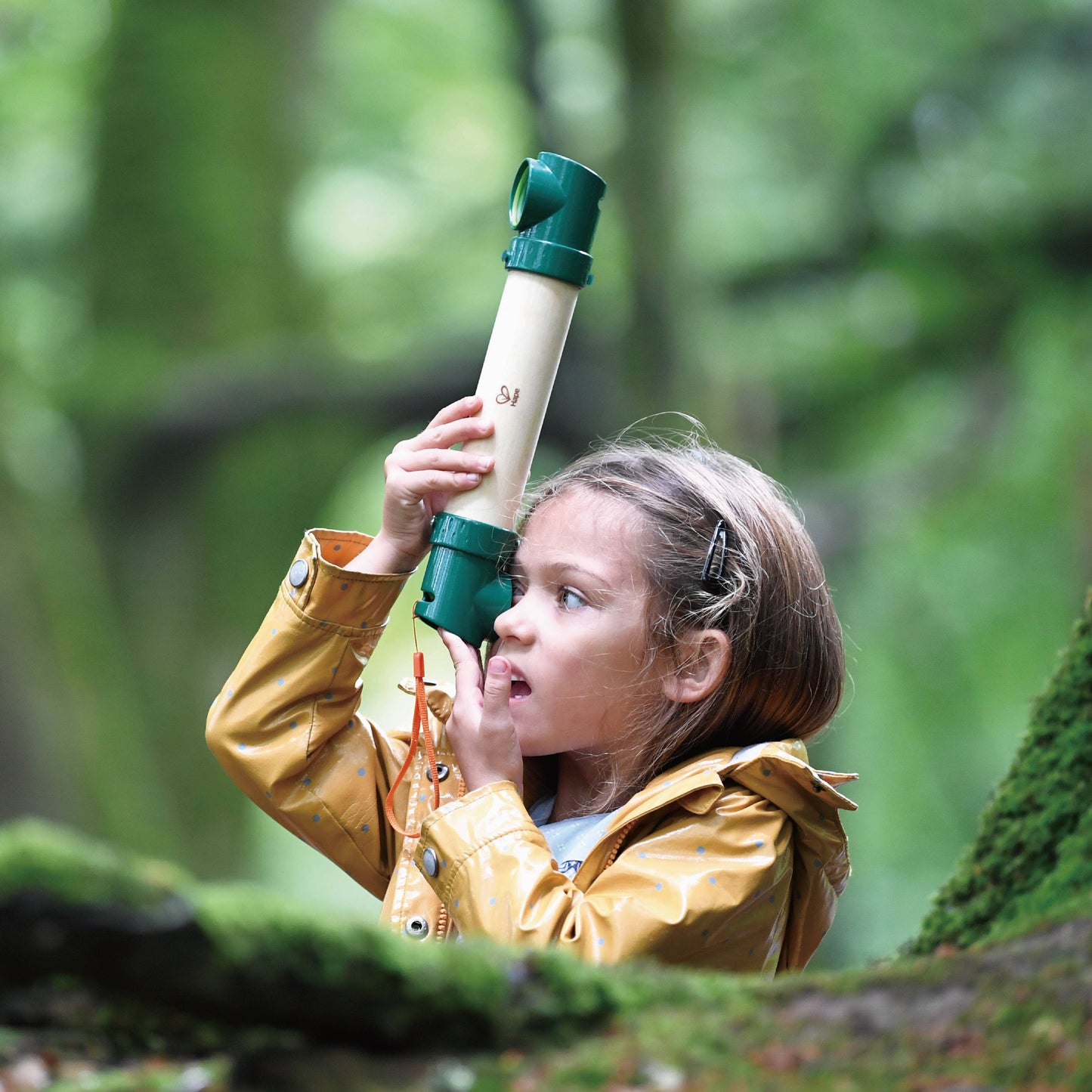 Hape Hide-And-Seek Periscope -Bamboo Outdoor Toy for 3+ Year