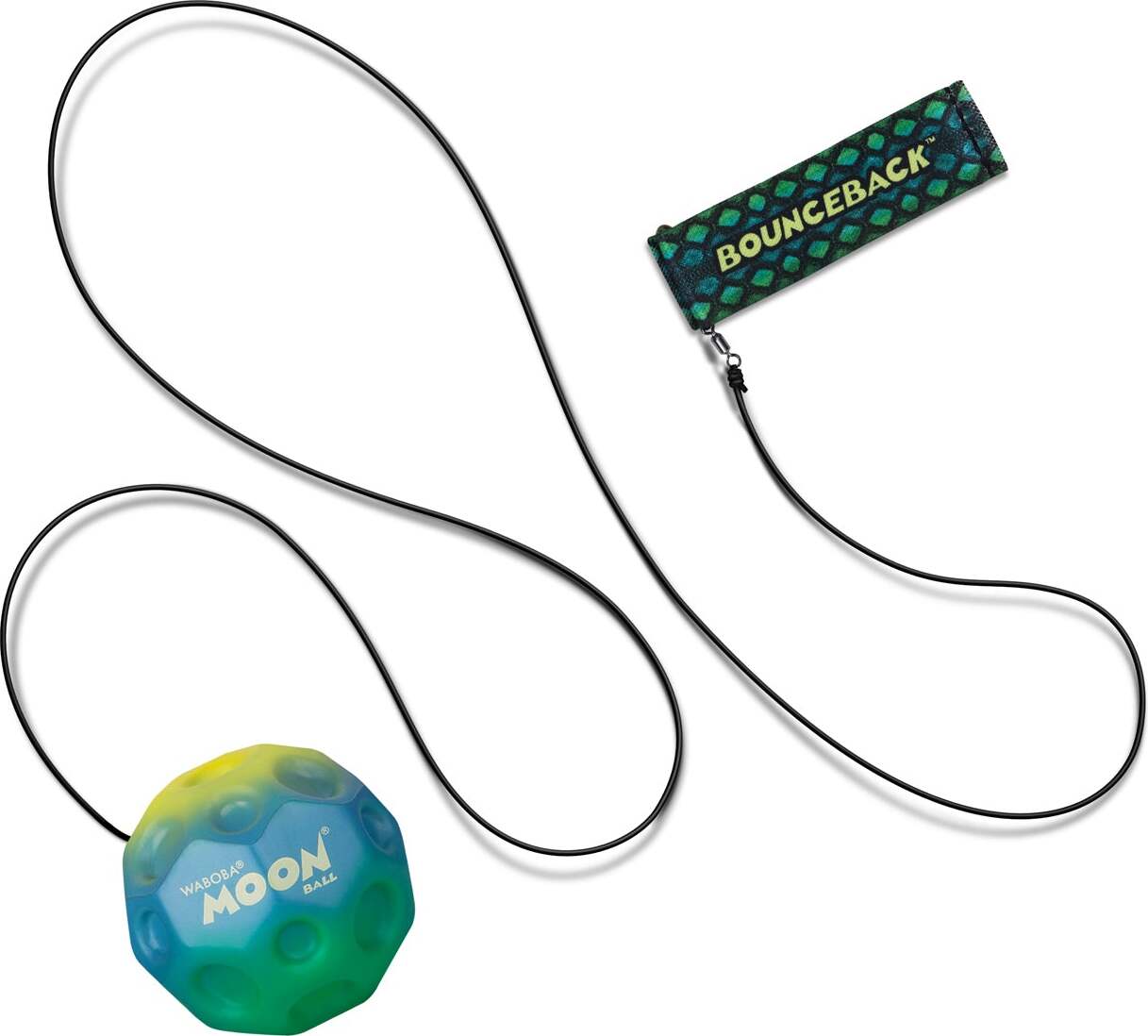 Gradient Bounceback Returning Moon Ball