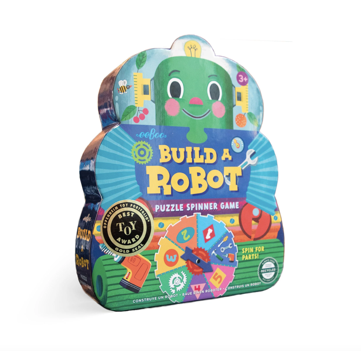 Build a Robot Shape Spinner Game
