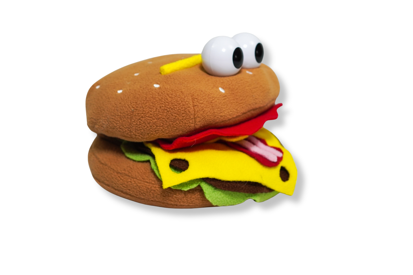 Hamburger Pal Hand Puppet 7"