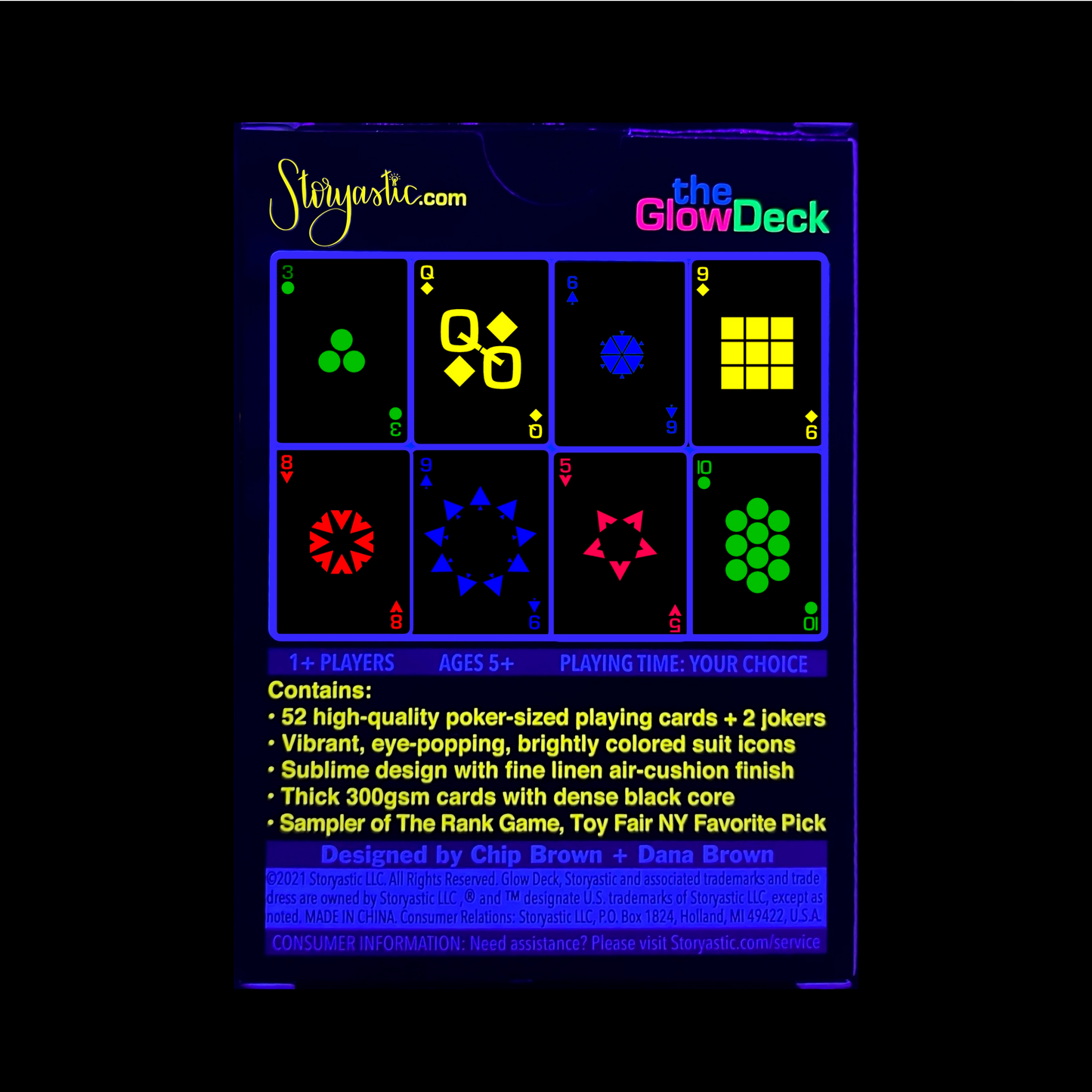 🏆Glow Deck: Fluorescent Playing Cards