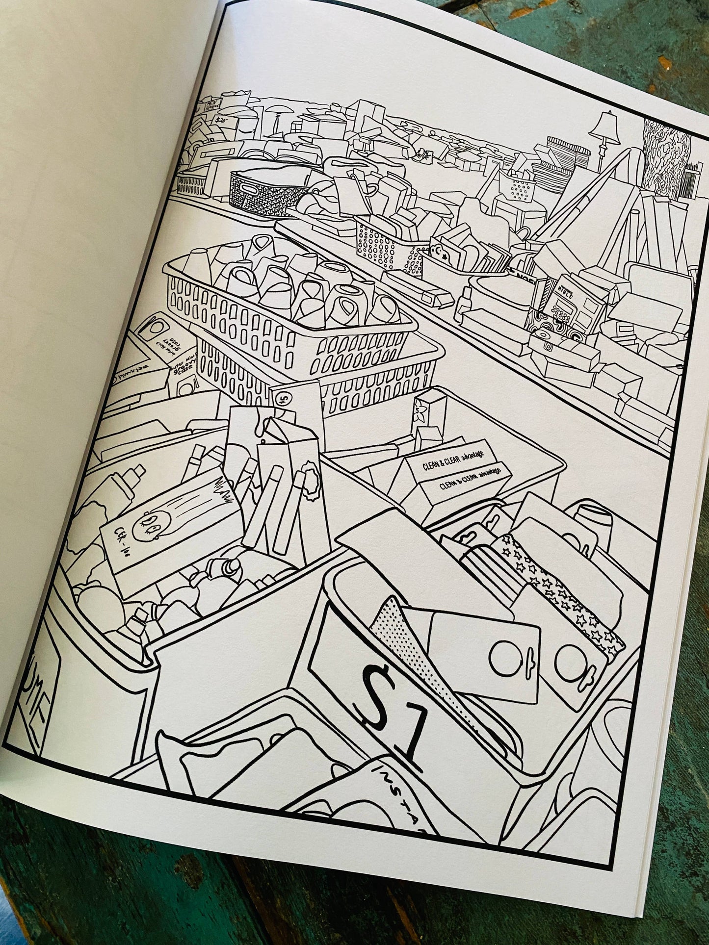 A Yard Sale Coloring Book