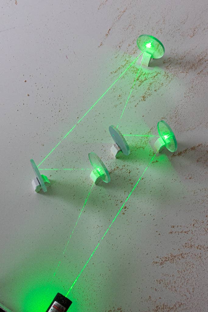 Laser Beam Set: Green