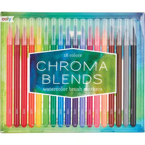 Chroma Blends: Watercolor Brush Markers