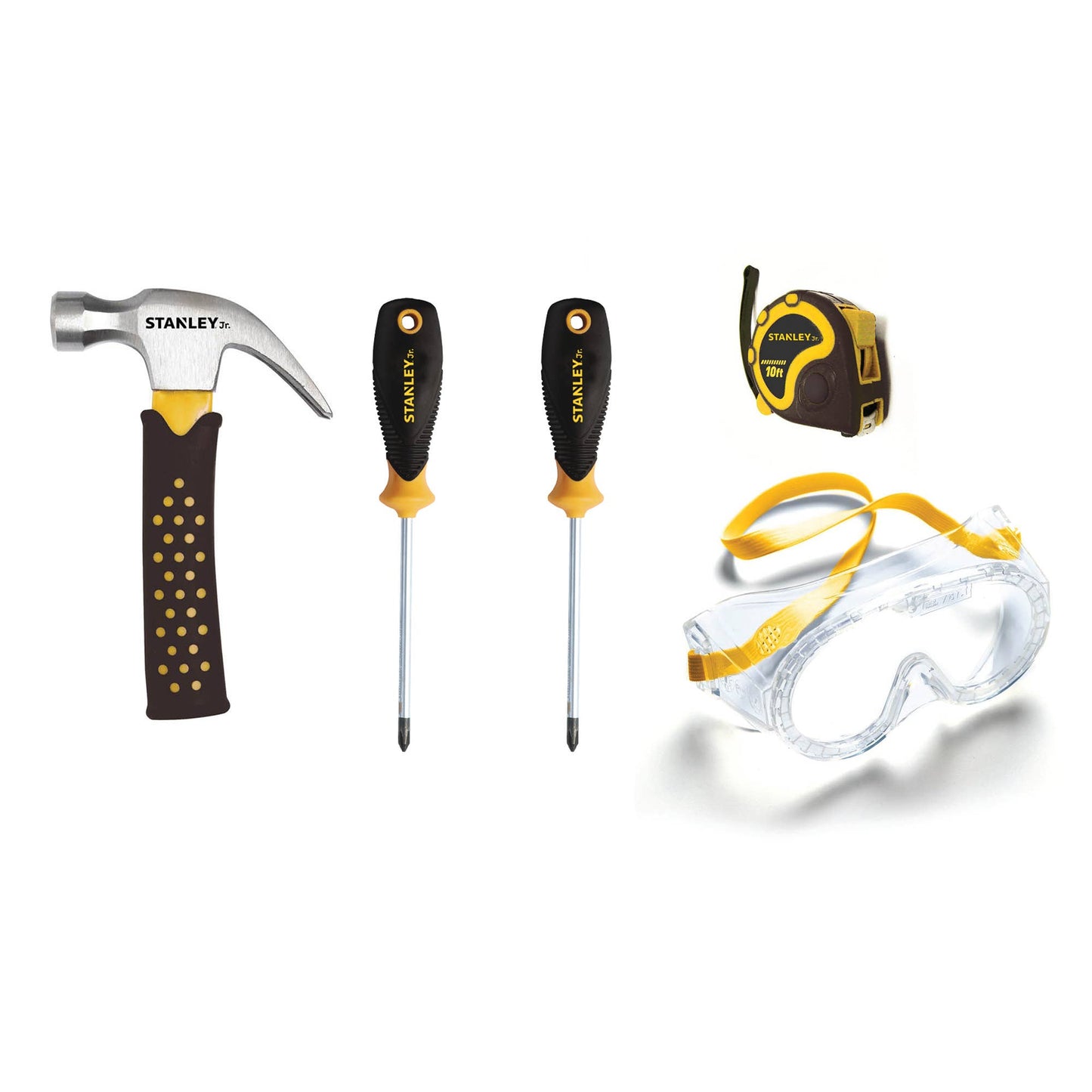 Red Toolbox Stanley Jr. 5 Piece Tool Set