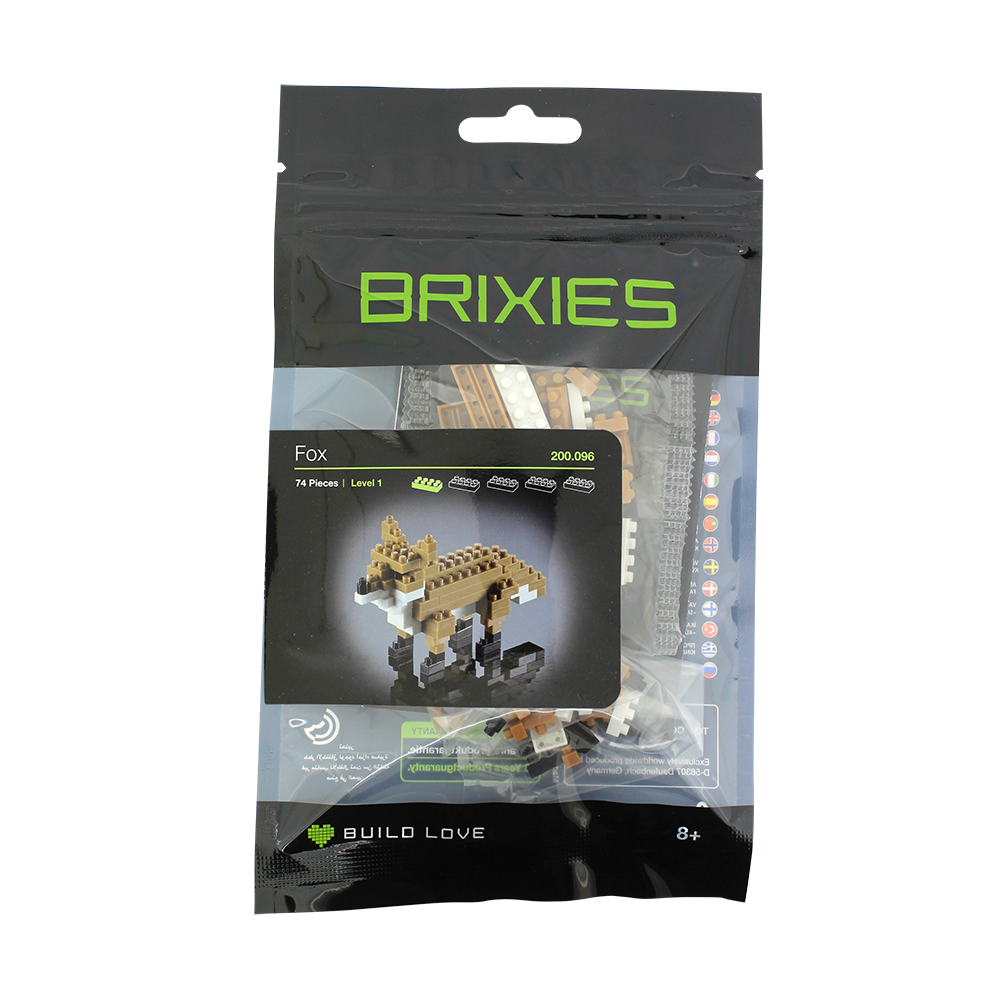 Brixies Small Zip Bag Fox