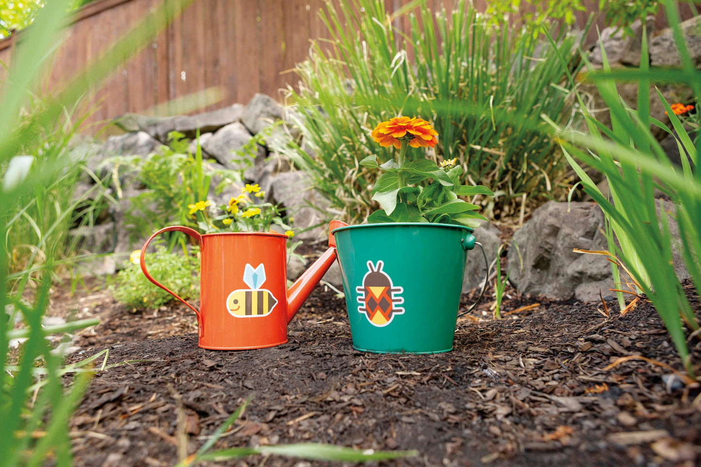 Beetle & Bee Kids Watering Can, assorted colors