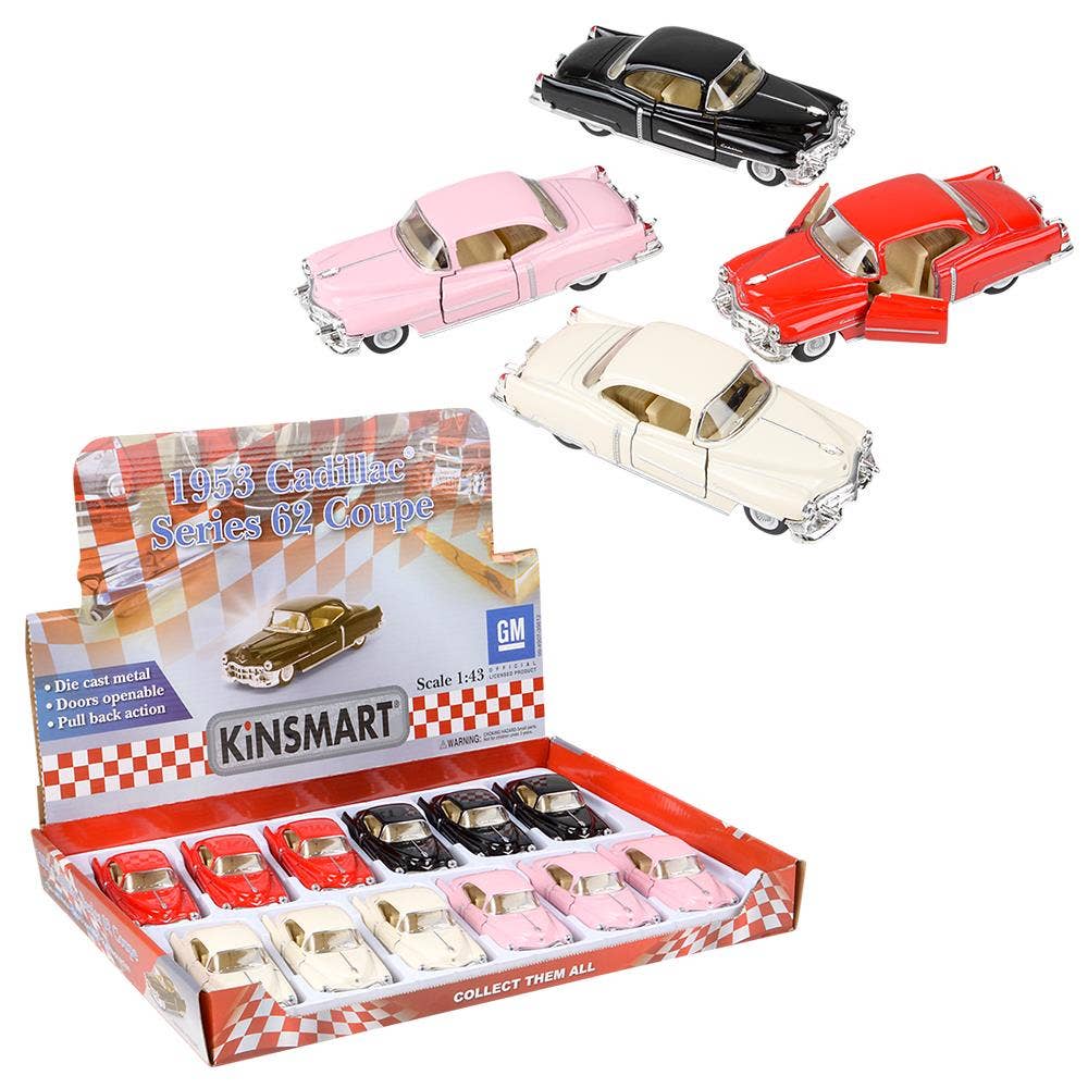 5" Diecast 1953 Cadillac Series 62 Coupe 12/Display