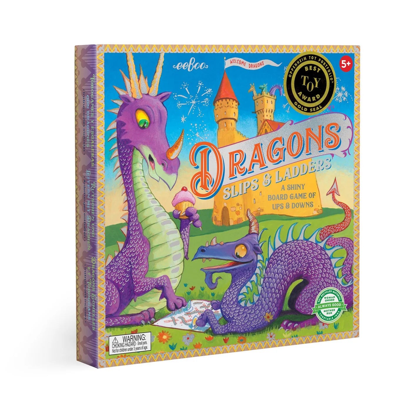 Dragons Slips and Ladders- Board Game