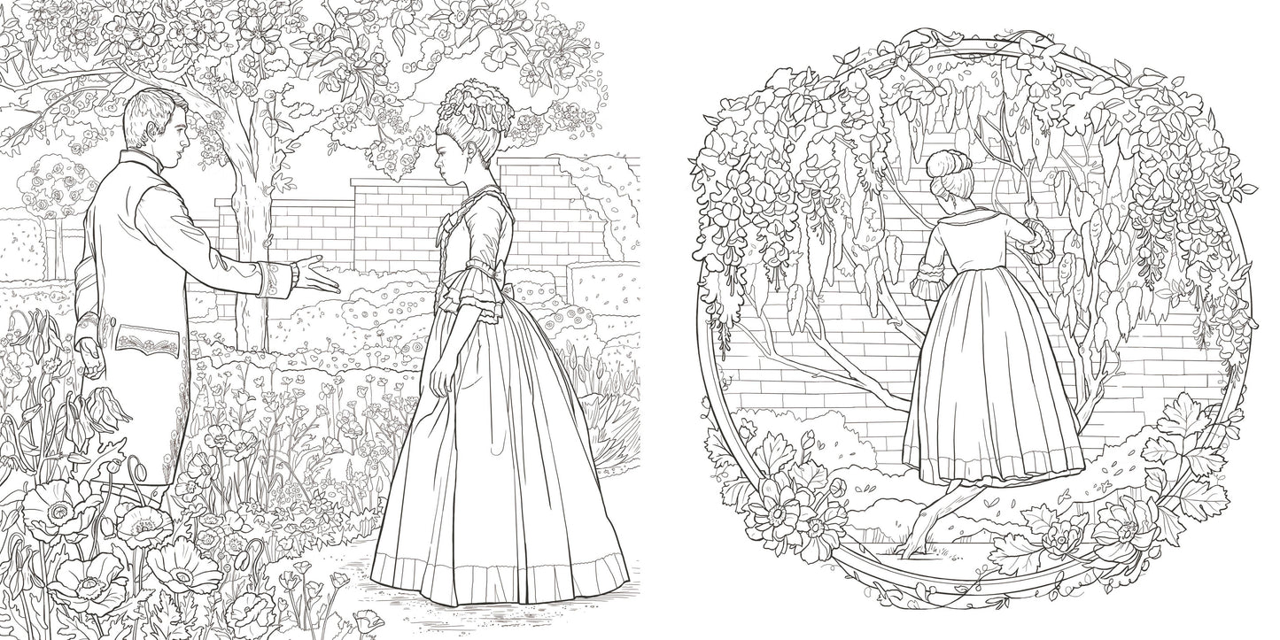 Queen Charlotte, A Bridgerton Story: The Coloring Book