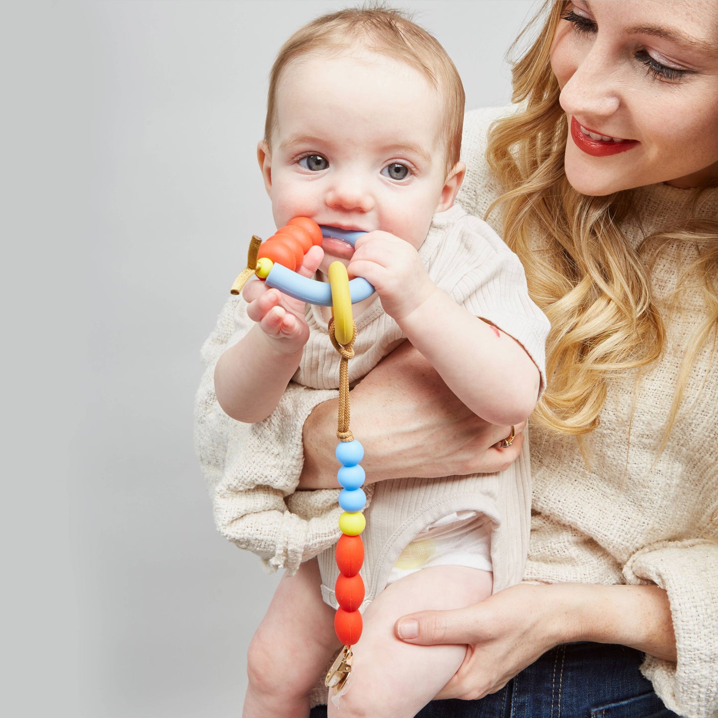 Primary Arch Ring Teether + Clip Set
