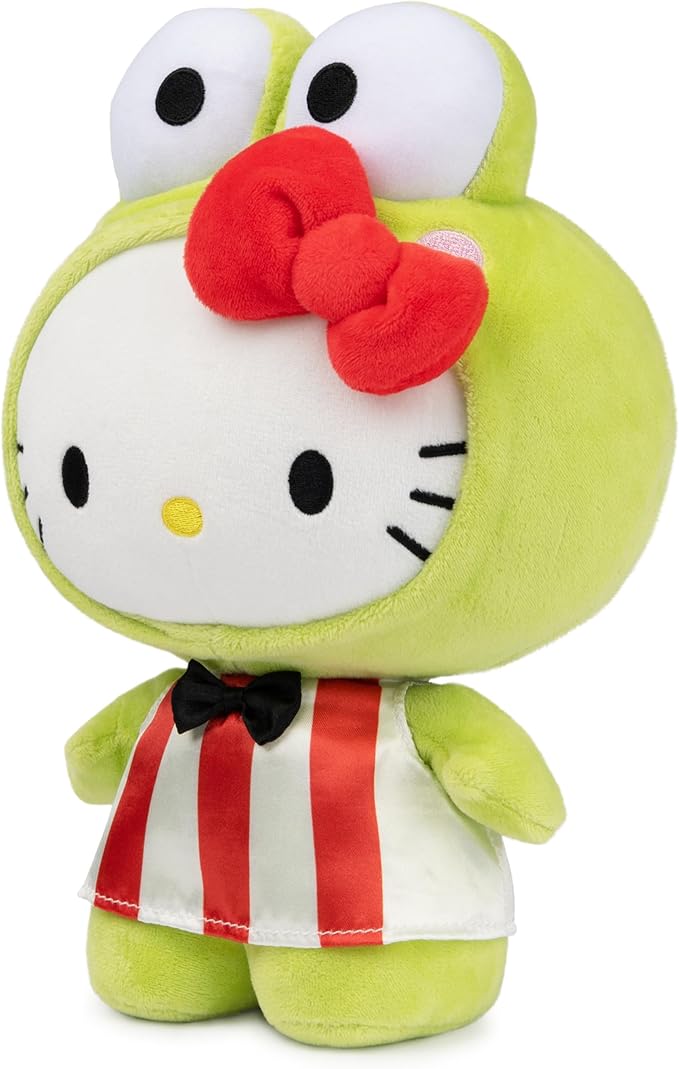 Hello Kitty Keroppi Plush, 9.5 in