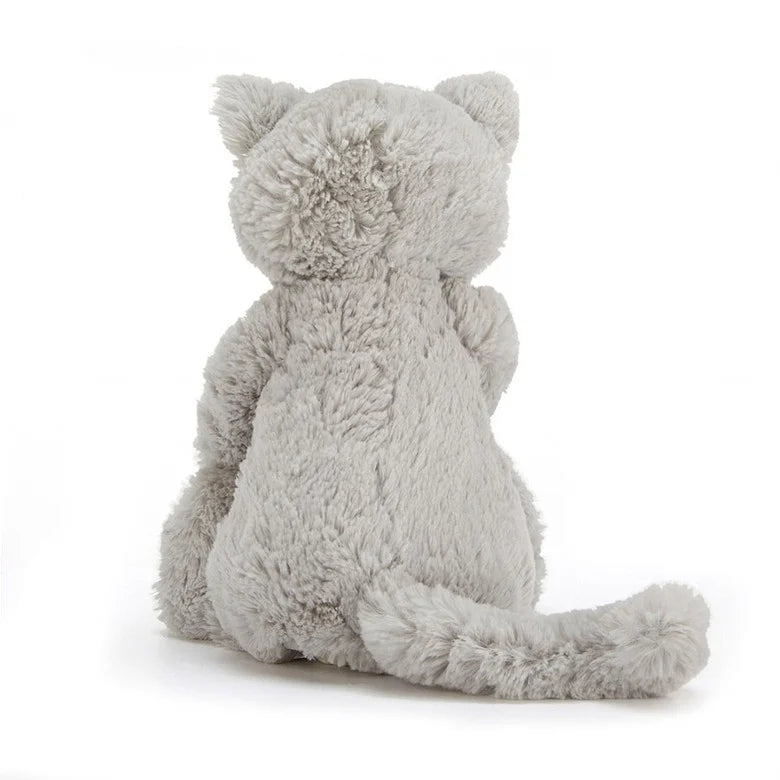 Bashful Grey Kitty Original - Medium