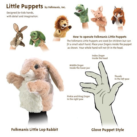 Little Lop Rabbit Puppet