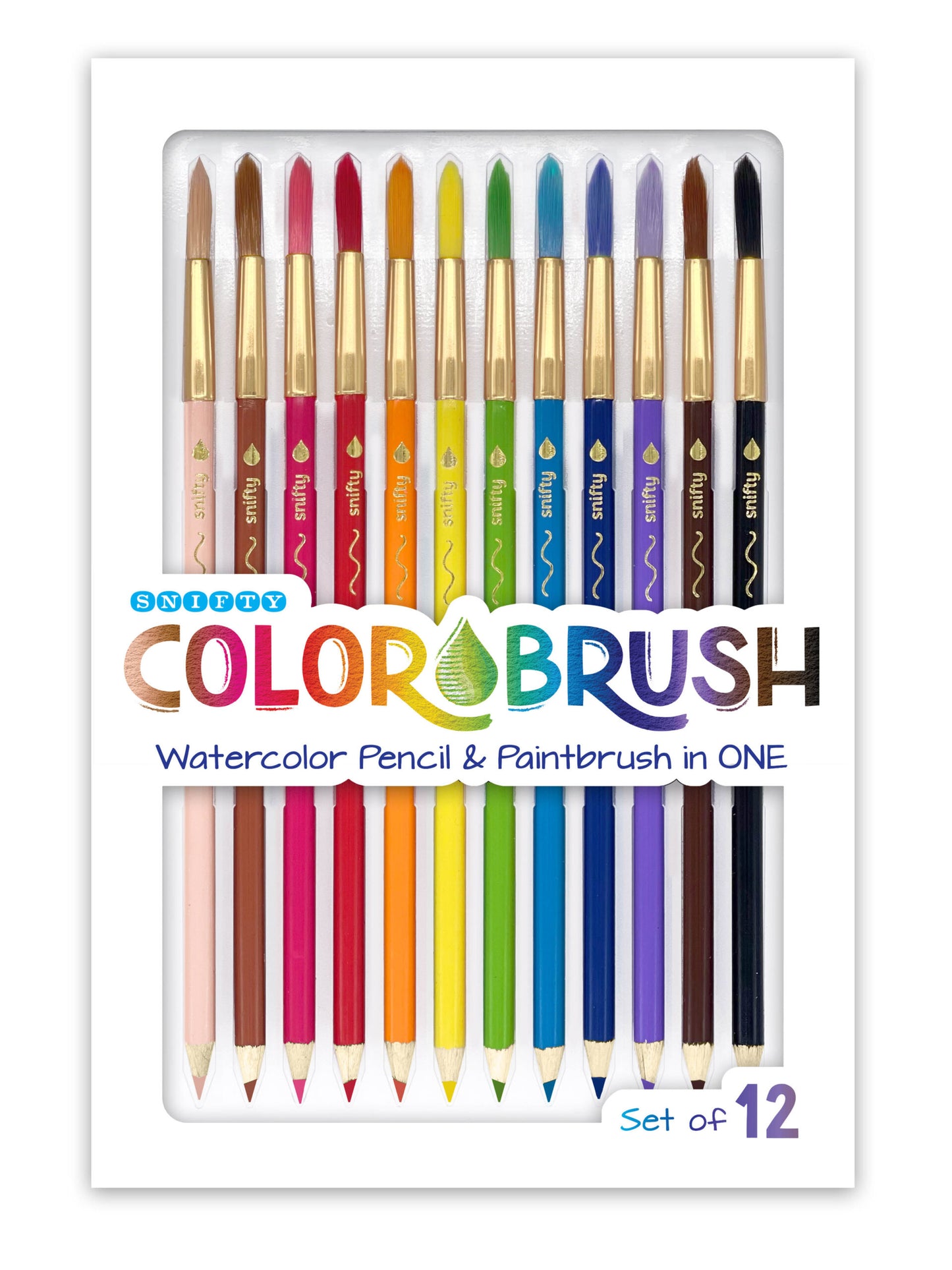 Colorbrush Watercolor Pencil and Paintbrush in One Set