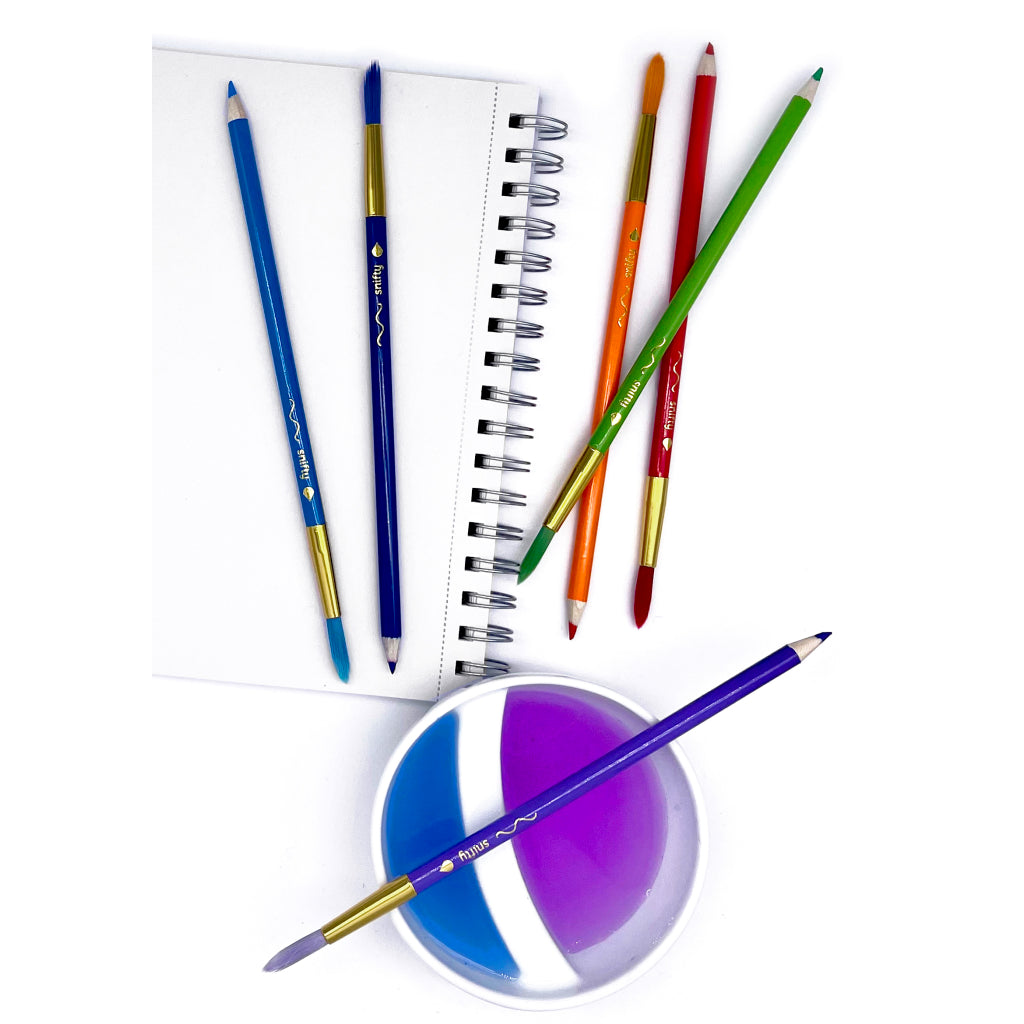 Colorbrush Watercolor Pencil and Paintbrush in One Set