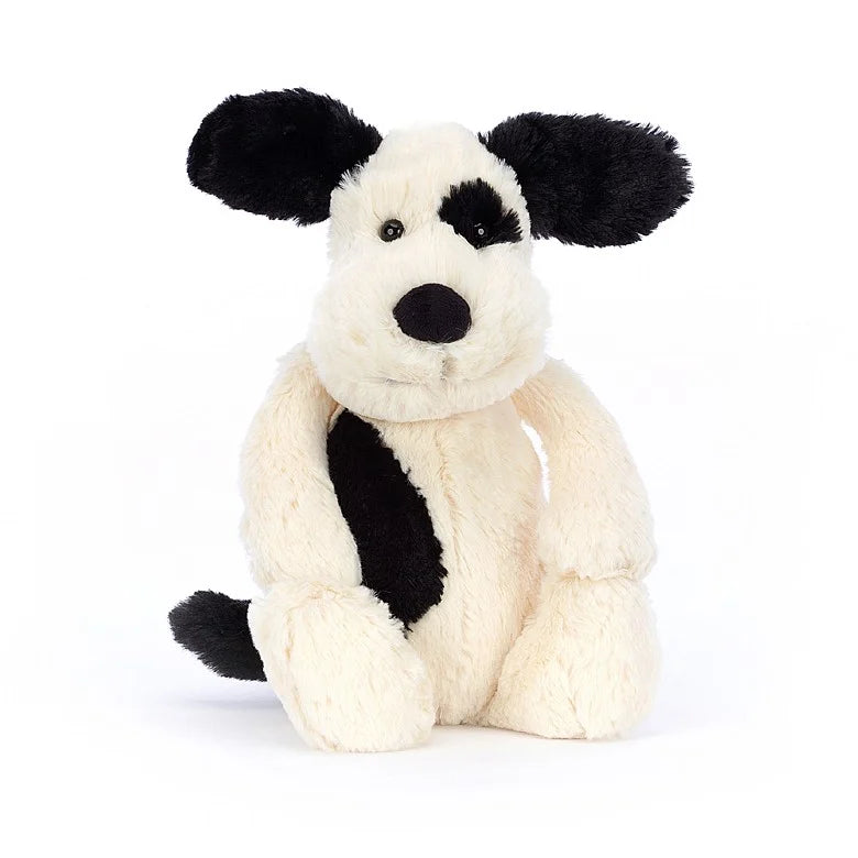 Bashful Black & Cream Puppy Soother