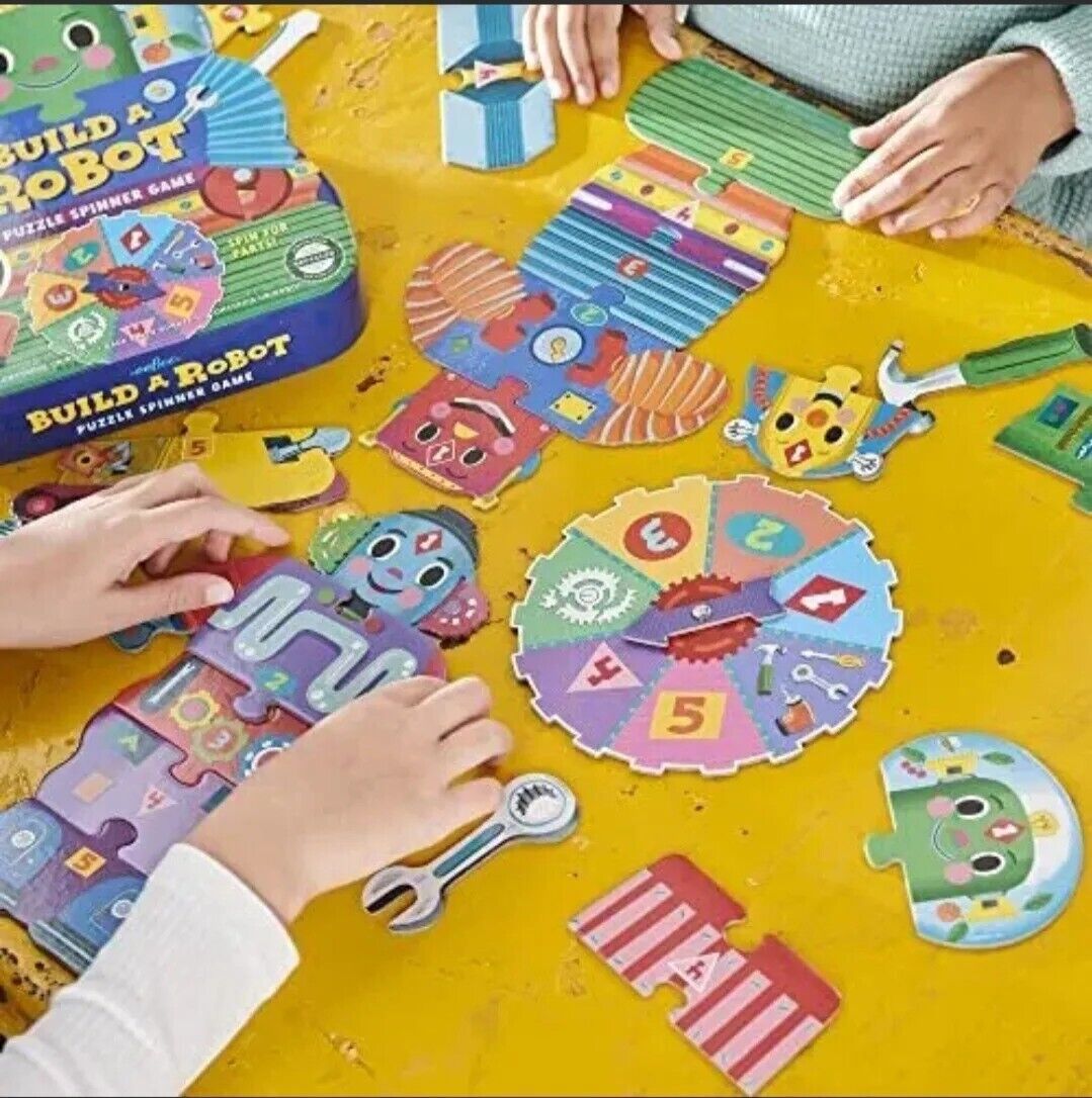 Build a Robot Shape Spinner Game