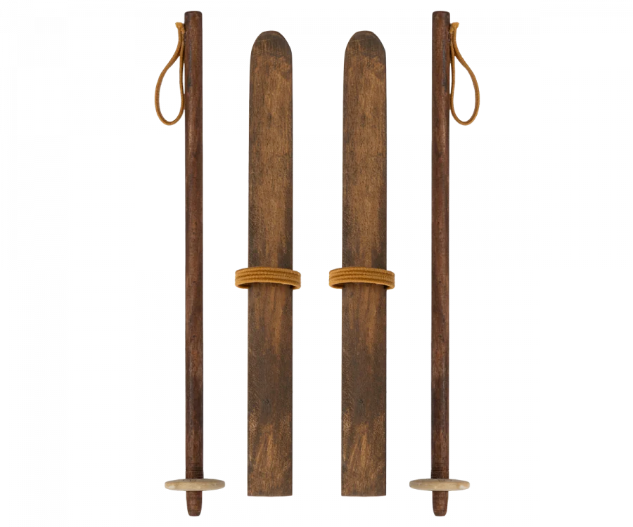 Ski and Poles, Mum and Dad