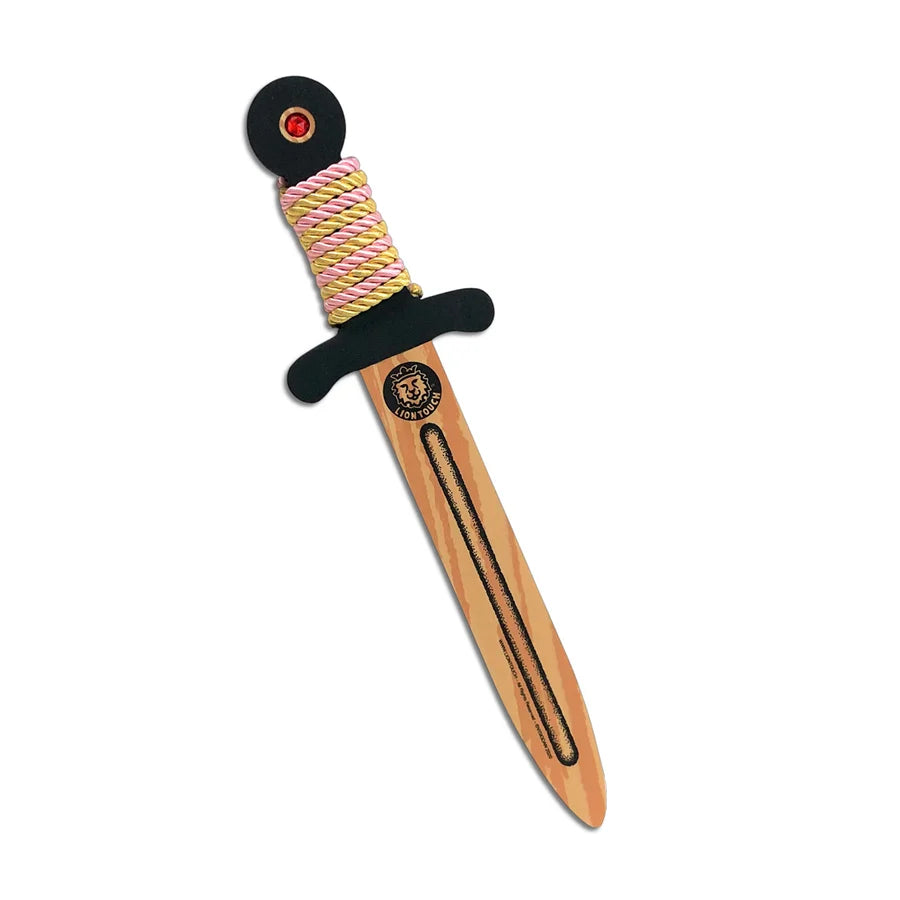 Liontouch WoodyLion Sword, Pink & Gold Medium