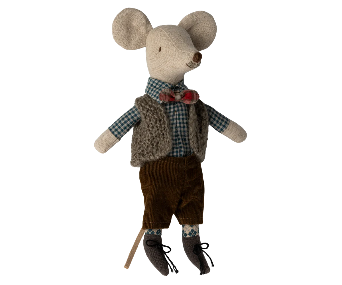 Vest Pants Butterfly - Grandpa Mouse (CLOTHES ONLY)