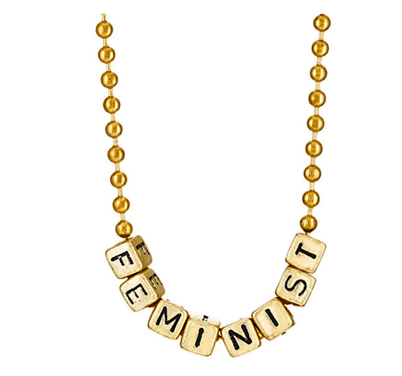 "FEMINIST" Necklace