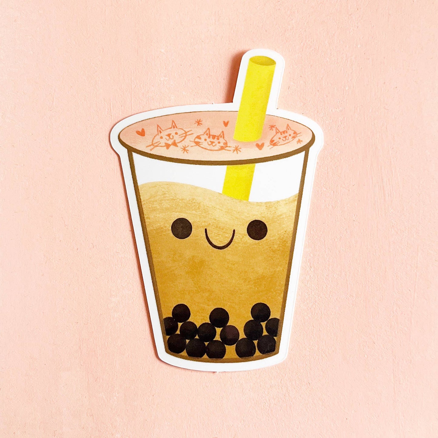 Boba Milk Tea Vinyl Sticker