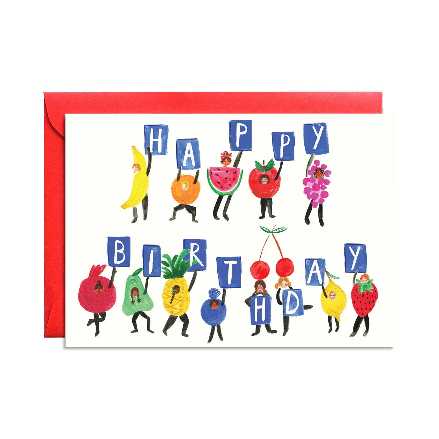 Dancing Berries - Greeting Card