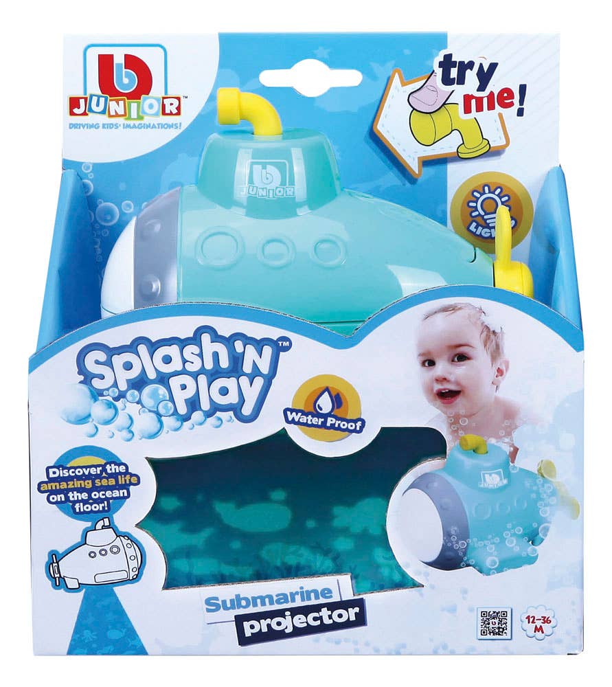Toysmith Splash 'N Play Submarine Projector Bath Toy