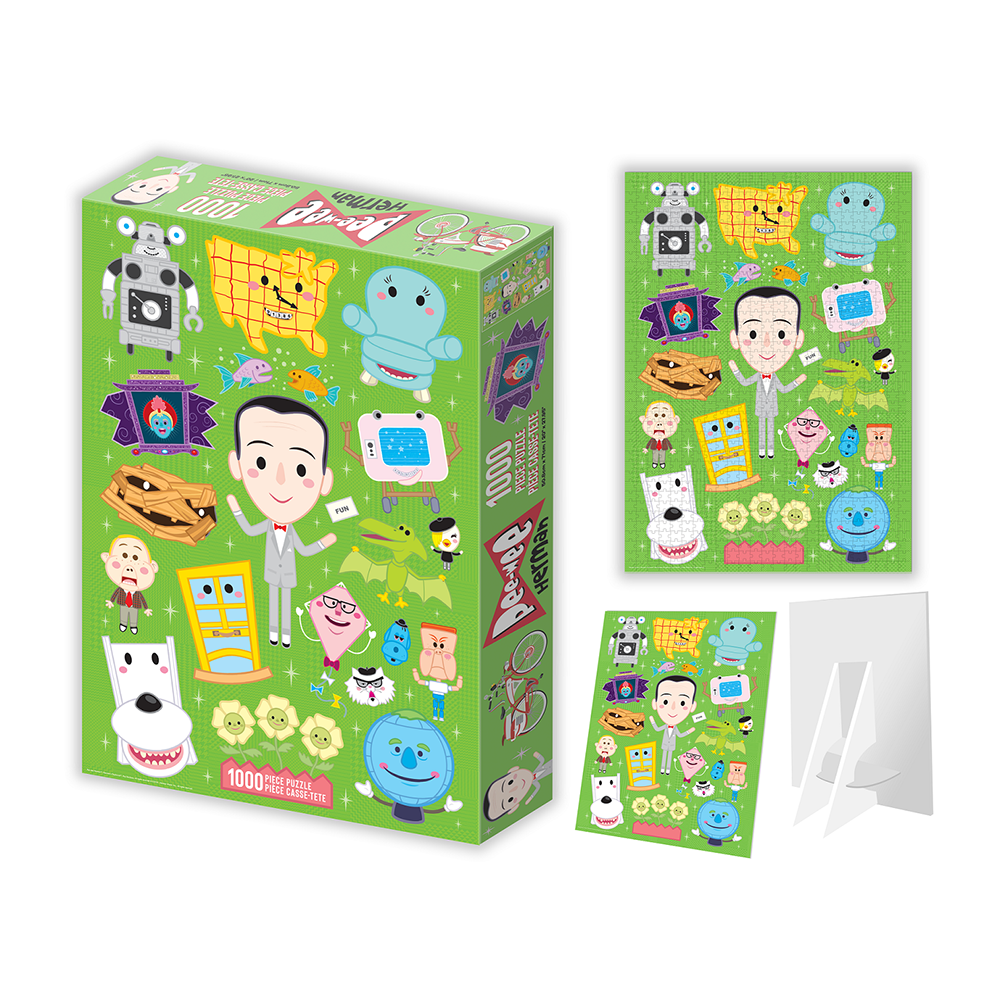 Green Pee-wee's Playhouse 1000 pc Jigsaw Puzzle by 3DRetro