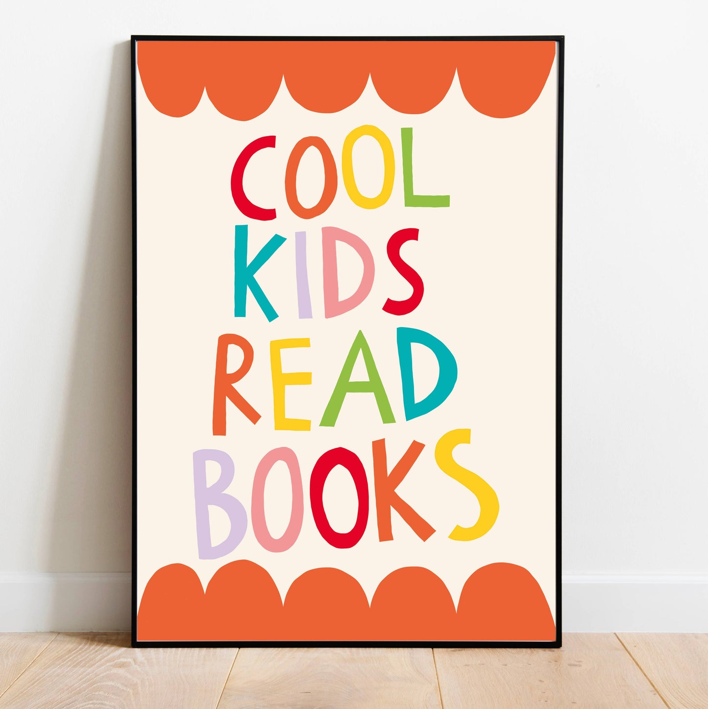 Cool Kids Read Books Poster