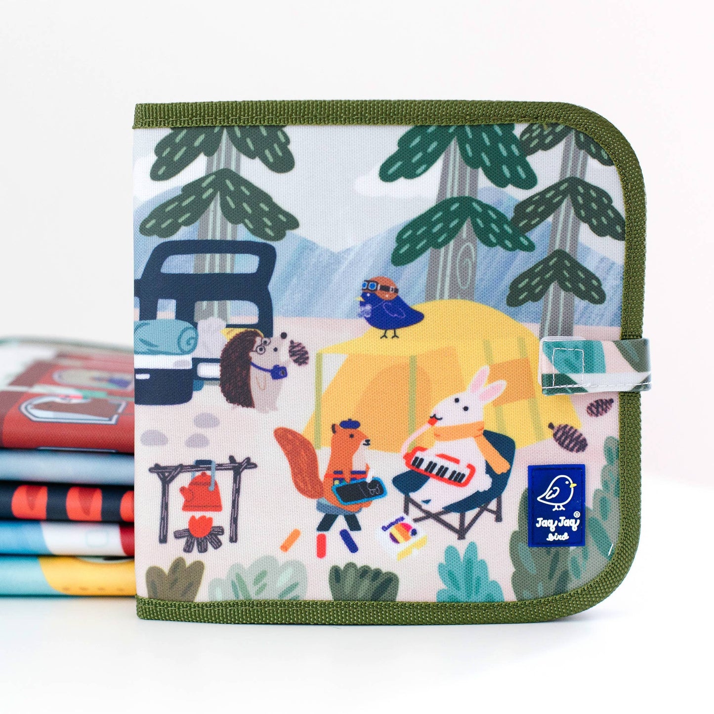 Jaq Jaq & Friends erasable book - Camping