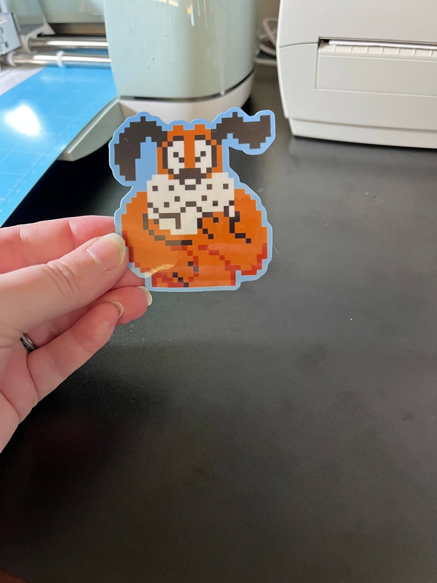 Duck Hunt Dog, Vinyl Sticker