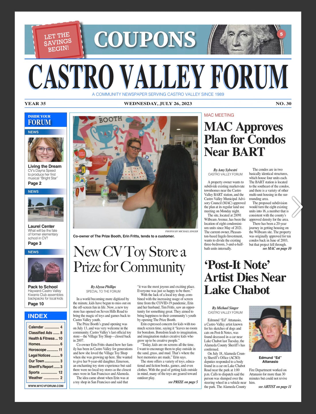 Front Page of The Forum!!