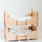 Dollhouse Edin Convertible Twin Bunk Beds | Natural Wood