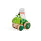 Hape Pull Along Frog - Fun Wooden Toy for Toddlers 12 Months