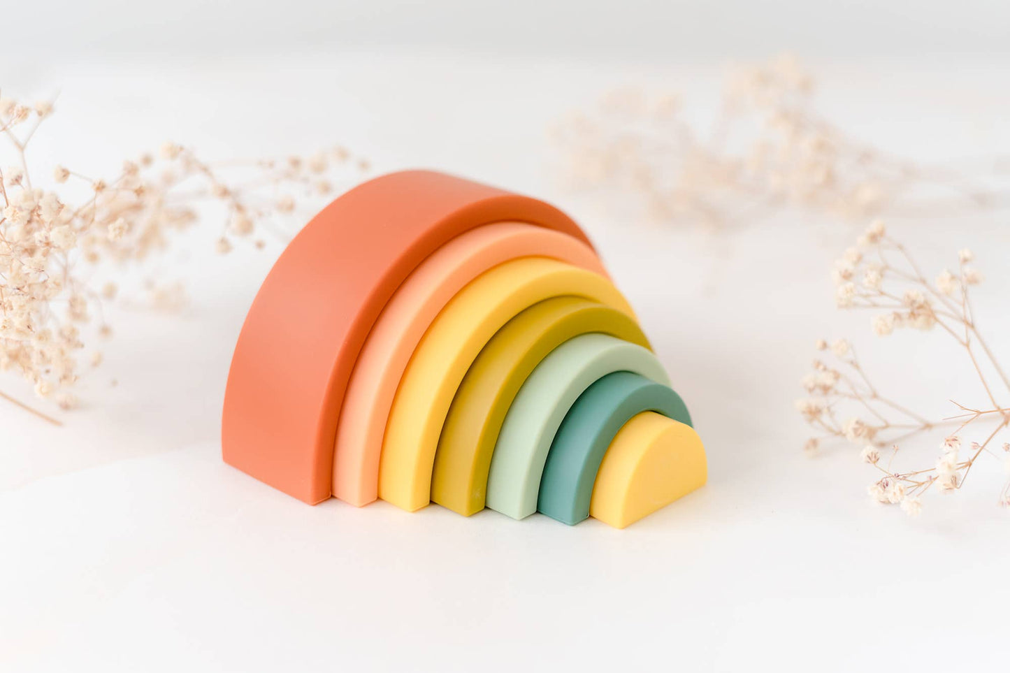 Silicone Rainbow Stacker | Cherry