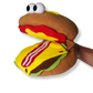 Hamburger Pal Hand Puppet 7" 
