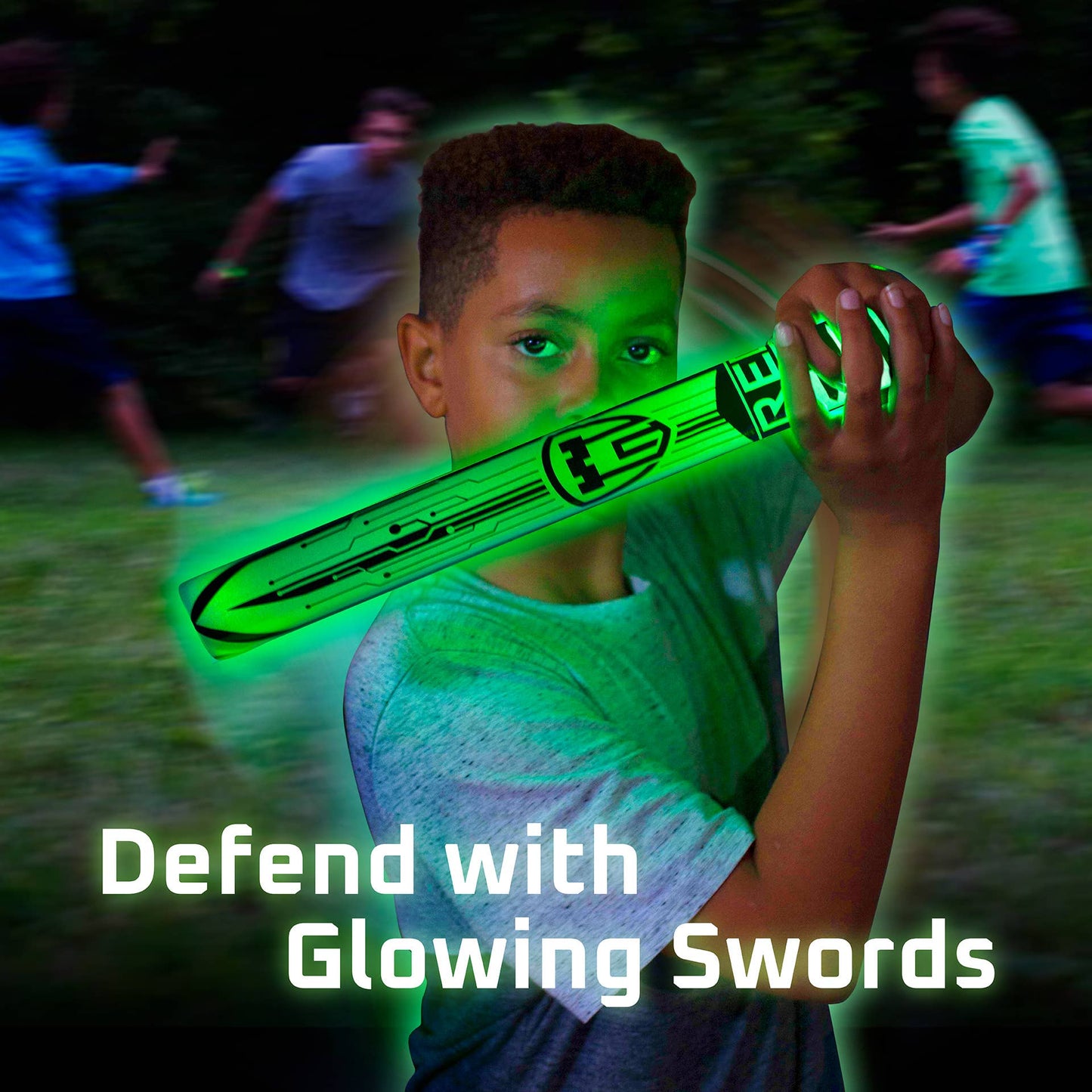 Soft Light Up Foam Toy Swords for Kids - Set of 4, 15”